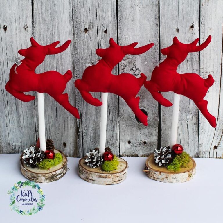 Twój własny renifer z materiału – krok po kroku do świątecznej kreatywności