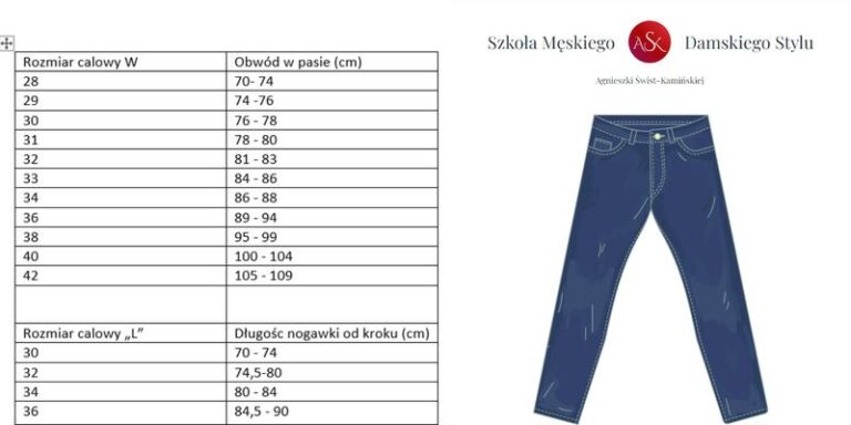 Jak odczytać rozmiar spodni 24 i znaleźć idealne dopasowanie?
