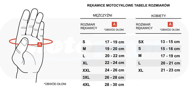 Jak dobrać rozmiar rękawiczek
