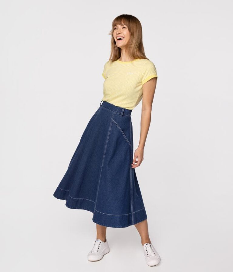 Jak łatwo uszyć spódnicę rozkloszowaną na gumce i dodać jej szyku