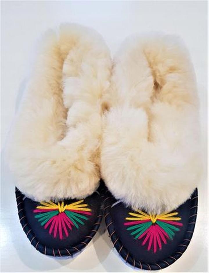 Materiały do szycia kapci z kożucha