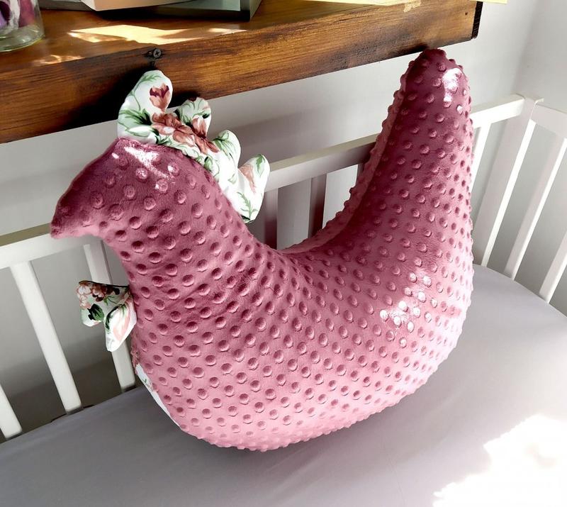 DIY poduszka kura krok po kroku